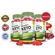 (3 Pack) Peoples Keto Extreme ACV Gummies 2000mg Dietary Supplement 180 Gummys