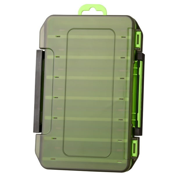 14 Compartments Fishing Tackle Box Double-sided Lure Hook Storage