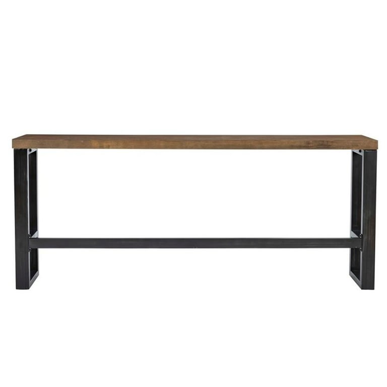 Linon Otis Industrial Home Extra Long Console, Steel & Wood