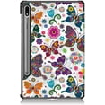 thumbnail image 4 of Epicgadget Case for Samsung Galaxy Tab S7 Plus 12.4 Inch SM-T970/T975/T976 Released in 2020 - Auto Wake/Sleep Lightweight Slim Shell Tri-fold Stand Folio Cover Case (Butterfly), 4 of 7