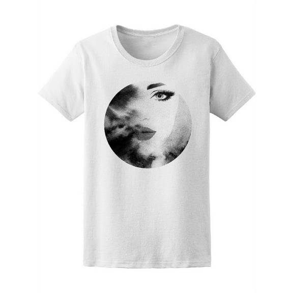 Woman Face Fashion Panting T-Shirt Women -Image by Shutterstock, Female Large