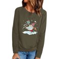 thumbnail image 1 of Tops de mujer Camisas Blusas Elegantes Camisas casuales de manga larga Cuello redondo de Navidad Ajuste ligero Túnica de otoño Top Otoño Odeerbi ODB-5, 1 of 6