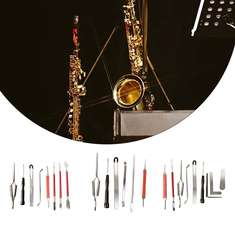 3-Piece Wind Instrument Screwdriver Set - Saxophone & Clarinet Repair & Maintenance Tool Kit