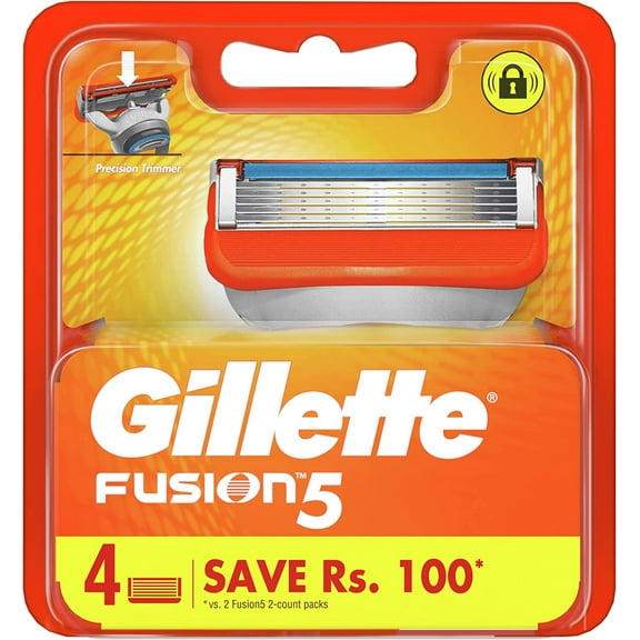 Gillette Fusion5 Refill Cartridges, 4 count