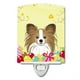 thumbnail image 1 of Luz de noche de cerámica de búsqueda de huevos de Pascua Papillon de Caroline's Treasures, 6 x 4, multicolor Caroline's Treasures BB1930CNL, 1 of 1