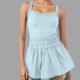 thumbnail image 2 of ZZwxWA Tennis Dress Built-in Shorts Sleeveless Workout Athletic Dress Romper for Workout Exercise Golf Dresses with Pockets, 2 of 5