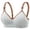 Blue, variant on for Women Shaping Underwire-Free Seamless Bra for Women with Side Support Comfortable All-Day Wear Flattening Bodysculpting Undergarment Beige 32