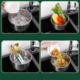 thumbnail image 4 of Fiudx Cesta de Drenaje de Acero Inoxidable, Versátil Escurridor para Fregadero de Cocina, Organizador Colgante Que Ahorra Espacio, Material Seguro para Separar Alimentos Húmedos y Secos, Ideal para A, 4 of 6