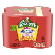 Chef Boyardee Mini ABCs and 123s with Meatballs, 4 Pack, 15 oz