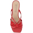 thumbnail image 5 of Journee Womens Starling Kitten Heel Two Tone Open Toe Dress Sandals, Widths Available, 5 of 9