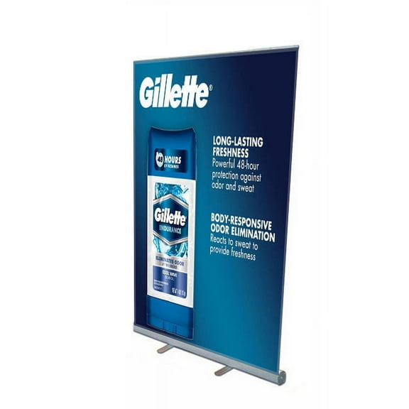 Signworld 45" Retractable Roll Up Banner Stand Display - Great for Advertising, Marketing and Business Signs (Promotional, Printing, Trade Show)