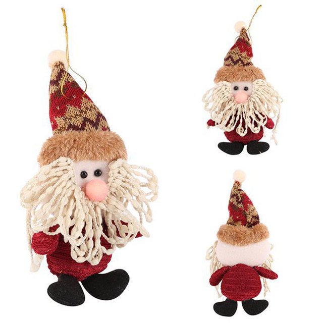 Seyotauo Christmas Decorations Indoor Cute Santa Claus Pendants, Festive Christmas Ornaments & Christmas Tree Decorations, Unique Christmas Gifts for Family Friends, Hanging Decor for Home Office