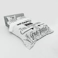 thumbnail image 3 of Ambesonne Saying Bedding Set 3 Pcs, Optimistic Winner Slogan, Twin, Black White, 3 of 3