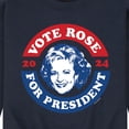 thumbnail image 3 of Golden Girls - President Rose - Men's Crew Neck Fleece Pullover, 3 of 5
