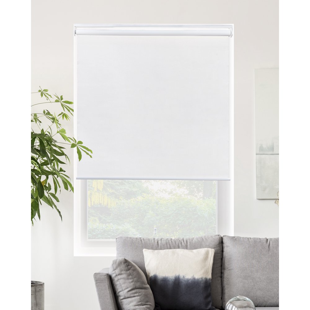 Roller Window Shades Blackout Cordless Fabric Window Shades for Home