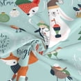 thumbnail image 6 of Bingfone Christmas Winter Animals Women's Sarong Swimsuit Cover Ups Bathing Suit Coverups Chiffon Beach Wrap Skirts, 6 of 7