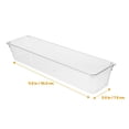 thumbnail image 2 of LOVEVER 2 Pcs Transparent Refrigerator Storage Box Plastic Drawers Clear Organizer Vanity Bathroom Organizers and Bins, 2 of 6