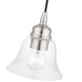 thumbnail image 3 of 46480-91 Livex Lighting Moreland - 1 Light Pendant In Transitional Style-12.5 Inches Tall and 6.25 Inches Wide-Brushed Nickel Finish    -Traditional, 3 of 9