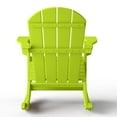 thumbnail image 6 of Westintrends Malibu Outdoor Rocking Chair Set of 2, All Weather Resistant Poly Lumber Classic Porch Rocker Chair, 350 lbs Support Patio Lawn Plastic Adirondack Chair, Lime, 6 of 16