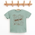 thumbnail image 3 of Football Game Day Collage - Kids Youth Short Sleeve Tee and Toddler Short Sleeve Tee, 3 of 14