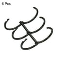 thumbnail image 3 of Uxcell 1" Dia 3 Circle Detachable Metal Binder Rings Loose Leaf Rings Black 6 Pack, 3 of 6