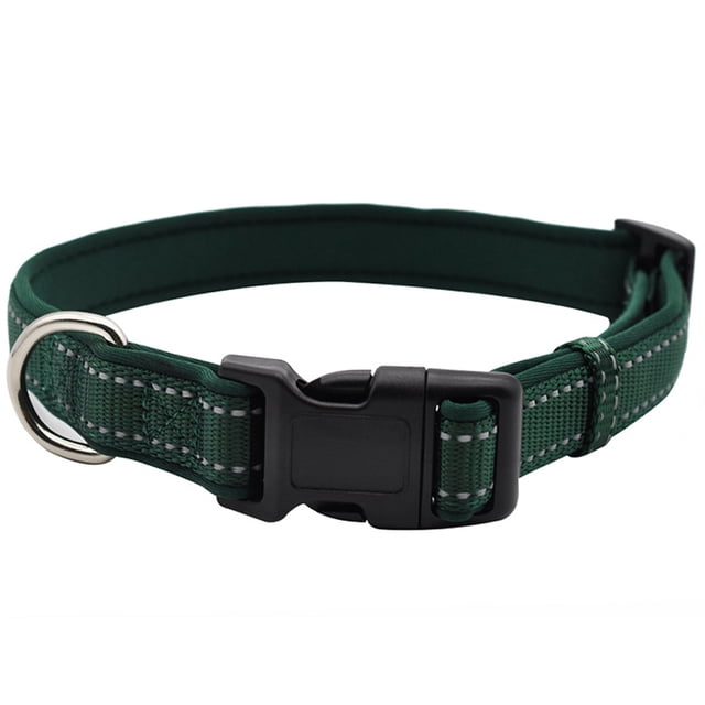 Collar reflectante con velcro para perros: dona un collar a un centro de rescate de perros.