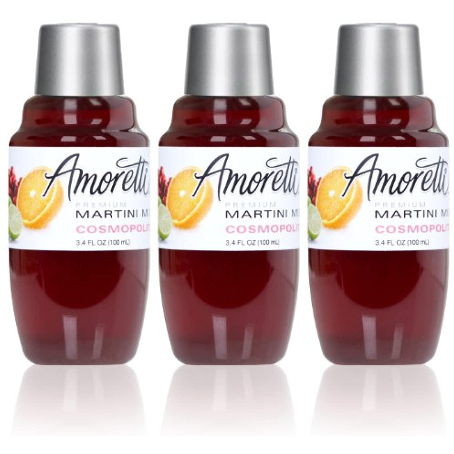 Amoretti Premium Martini Cocktail Mix Minis, Cosmopolitan, 3.4 Fluid