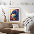 thumbnail image 6 of Diamond Art Kit for Adults, Dragon Colorful Flower Print No.271 Diamond Painting for Adults Beginners, 5D DIY Diamond Art Painting Kits, Colorful Diamond Painting Craft for Home Decor 12x16, 6 of 7