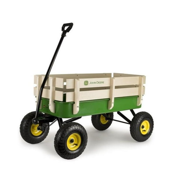 John Deere Steel Stake Wagon Kids Steel & Wood Wagon Green Walmart