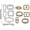 thumbnail image 2 of 5Pcs/Set Carbon Steel Die Cuts Number Tags Label Frame Cutting Cutting Dies Stencils for DIY Scrapbooking Photo Album Decorative Embossing Number Tag Making 0.8mm Thick, 2 of 4
