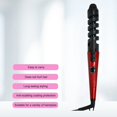 thumbnail image 3 of Automatic Curling Iron Rechargeable One-Click Ceramic Hair Curler Wand with Ionic Frizz Control Fast Heating for Travel Home Use, Cordless Styling Tool, 3 of 5