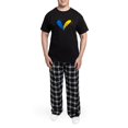 thumbnail image 5 of CafePress - Love Ukraine Heart Pajamas - Men's Dark Loose Fit Cotton Pajama Set, 5 of 7