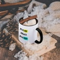 thumbnail image 5 of 3dRose, YOUR VIBE ATTRACTS YOUR TRIBE, 11oz Two-Tone Black Mug, 5 of 7