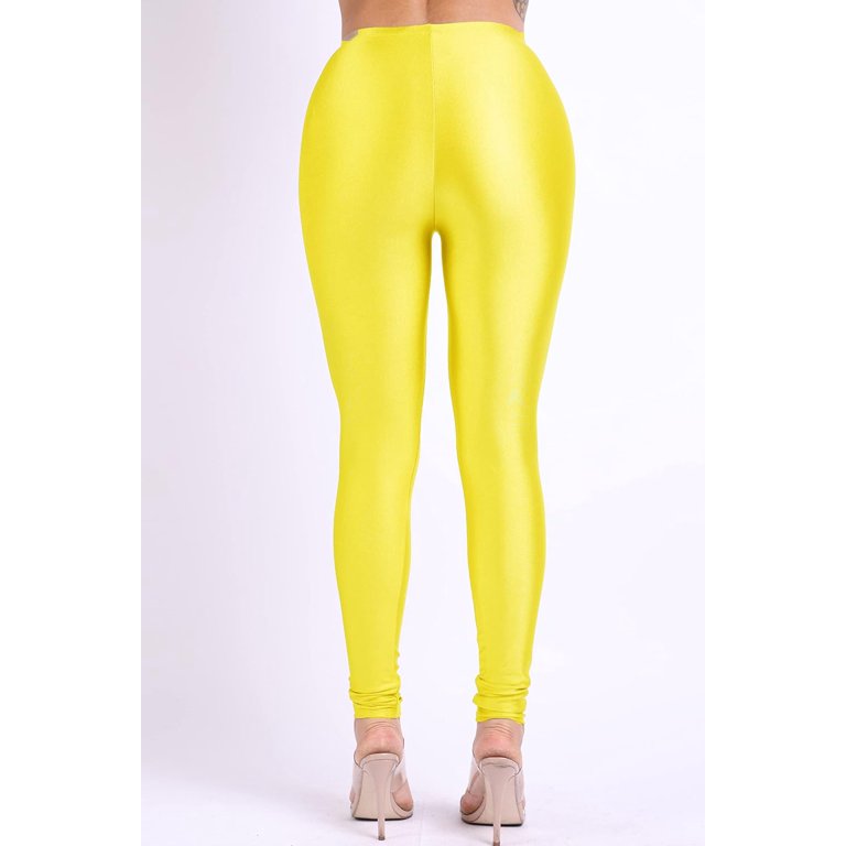 Shiny Spandex Neon Spandex Leggings Ofenti Shiny Leggings For