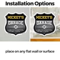 thumbnail image 3 of Mickey's Garage I Can Fix Everything But Stupid (2 Pack) 12 inch X 12 inch Shield Shaped Heavy Duty 3.2 mil Vinyl Decals To last, Gift for Dads and Uncles Classic Americana Crafted in, 3 of 6