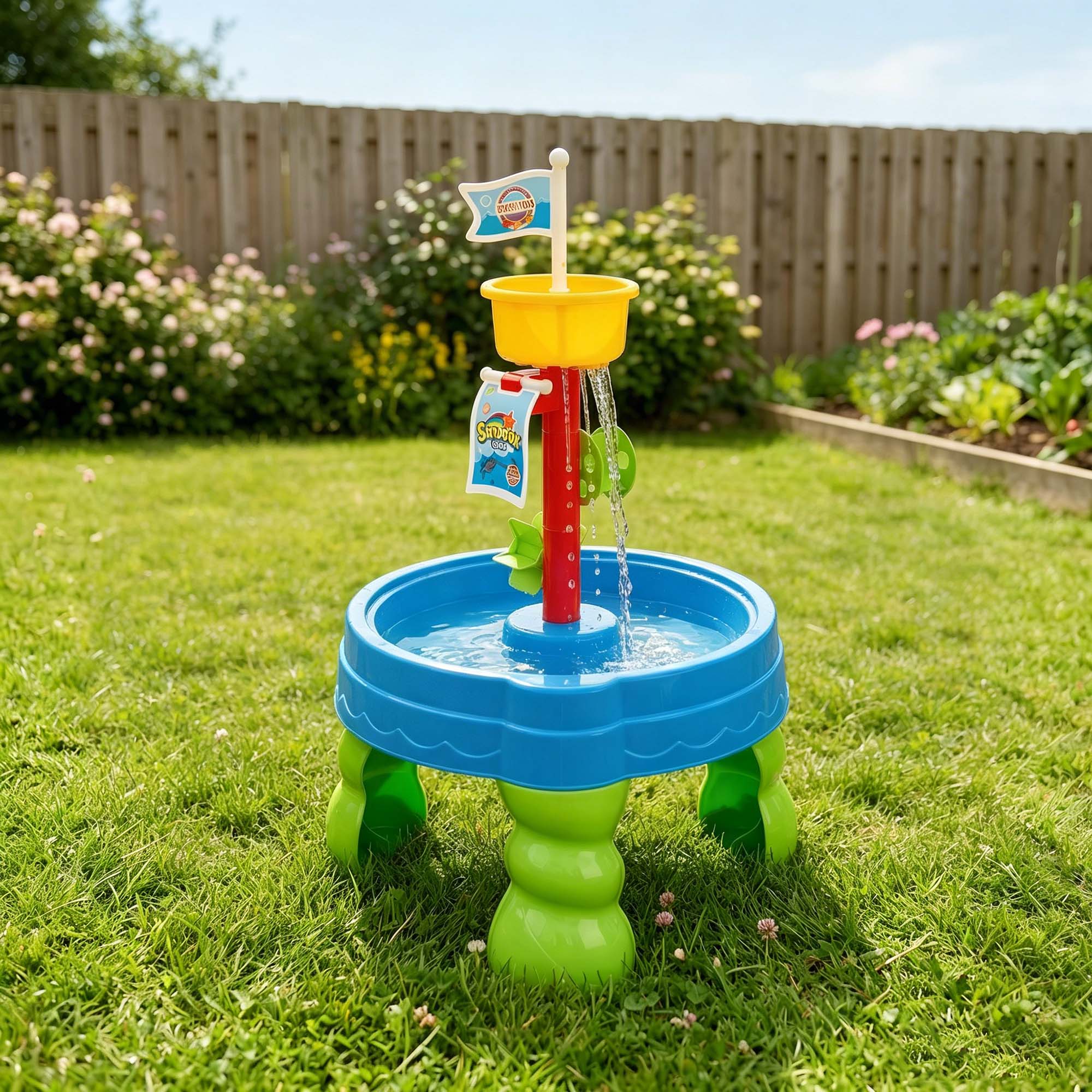 Flynow 2-in-1 Water and Sand Play Table with Accessories photo 5