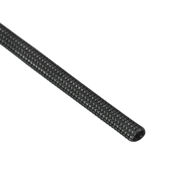 Uxcell Insulation Cable Protector, 16.4Ft-1.5mm High TEMP Fiberglass Sleeve Black