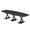 Asian Night w/Matte Black Base no Electric, variant on 12 Person Arc Boat Conference Table with X Bases Data And Electric