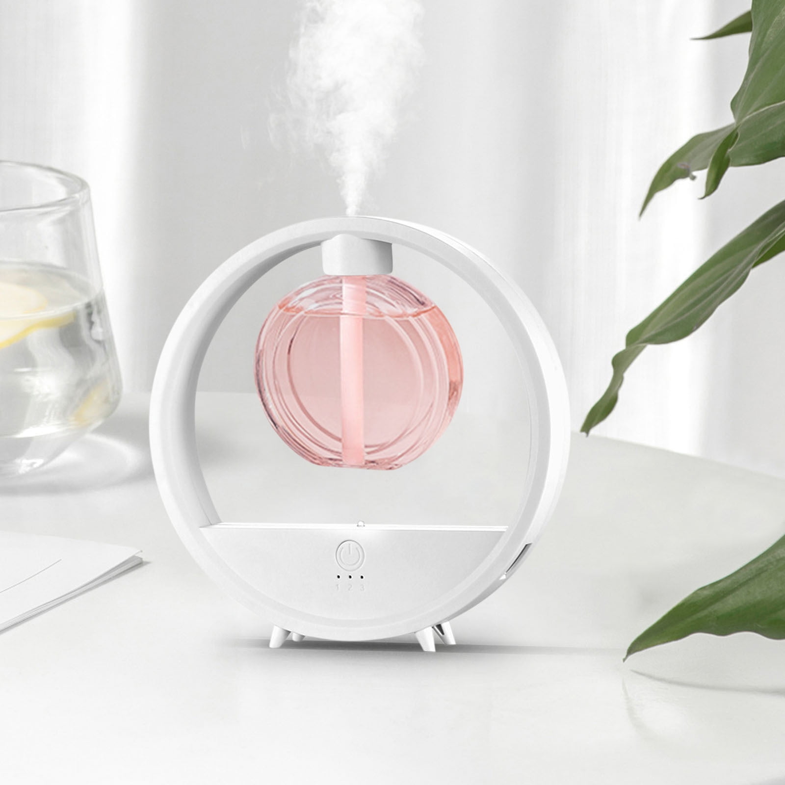 YZEGDCH Ultrasonic Cool Mist Humidifier,60Ml Colorful Household Silent Desktop Humidifier, Aromatherapy Machine,Home Vaporizer for Babies & Nursery