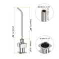 thumbnail image 2 of Blunt Tip Dispensing Needle 18 Gauge 1 Inch 45 Degrees Bent Flow, Silver Tone, 24pcs, 2 of 5