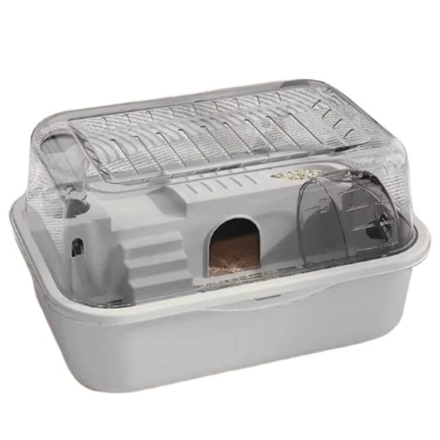 Acrylic hamster cage with double layered spaciousness for breeding golden bears