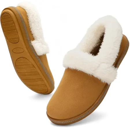 

Women‘s Indoor&outdoor Faux Fur Lined Slippers Autumn & Winter Shoes Women‘s Footwear