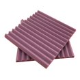 thumbnail image 2 of 12 Pcs Sound-absorbing Cotton Triangular Grooves Sound Insulation Proofing Foam Board Mat Sheet New, 2 of 7