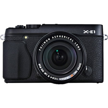 Fujifilm X-E1 16.3 MP Compact System Digital Camera with 2.8-Inch LCD and 18-55mm Lens (Black)
