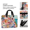 thumbnail image 4 of FORMRS 16" Laptop Bag Carrying Sleeve Case with Handle Travel Shoulder Briefcase, Abstract Painting, 4 of 8