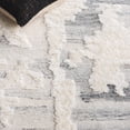 thumbnail image 6 of SAFAVIEH Casablanca Toireasa Abstract Shag Area Rug, Grey/Ivory, 6' x 9', 6 of 11