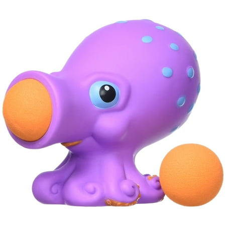 Octopus Popper Toy, Includes 6 soft foam balls By Hog