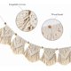 thumbnail image 2 of Tassel Woven Wall Hanging Boho Chic Boho Home Geometric Art Decor, Beautiful Light Elegant, 110 x 20cm, 2 of 4
