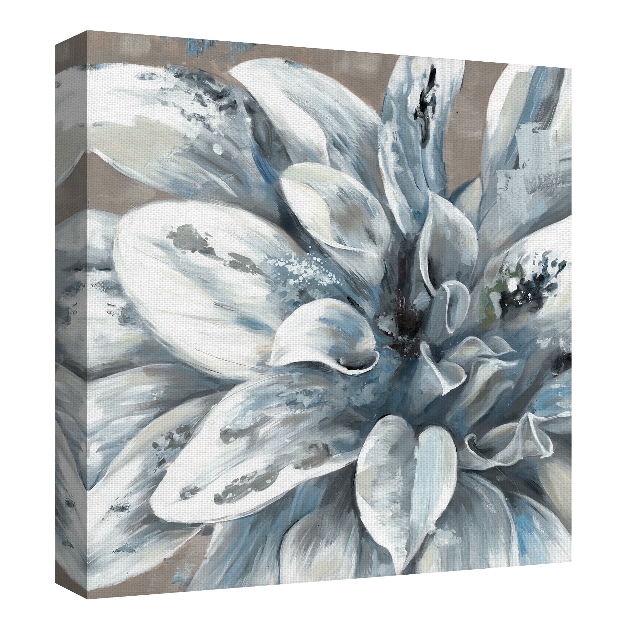 Masterpiece Art Gallery Silver Spring I Flower by Emily Williams Canvas Art Print 20" x 20"