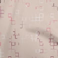 thumbnail image 1 of oneOone Cotton Cambric Peach Fabric Geometric Sewing Material Print Fabric By The Yard 42 Inch Wide, 1 of 6